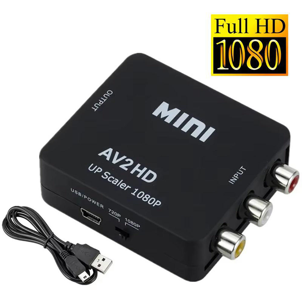 Composite Rca Cable - RCA AV to HDMI Converter 1080P