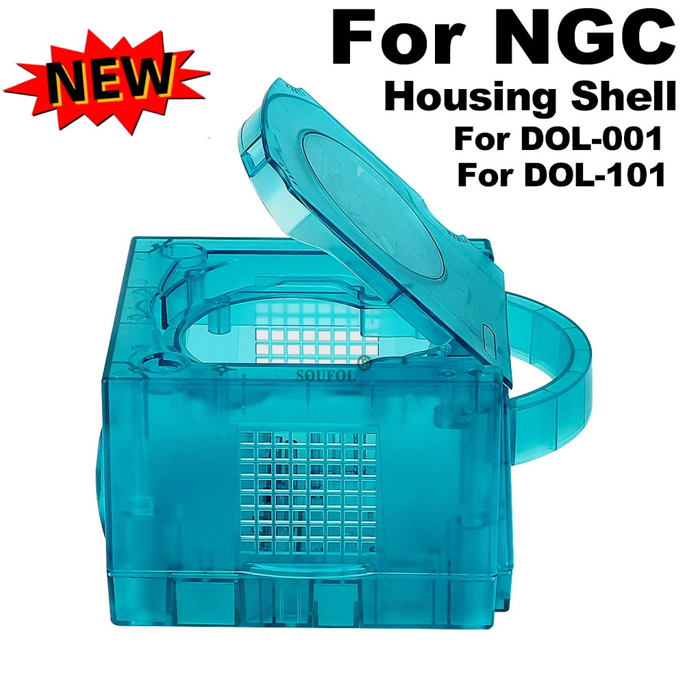 Retro Gaming Room - Ice Blue Replacement Case for Gamecube