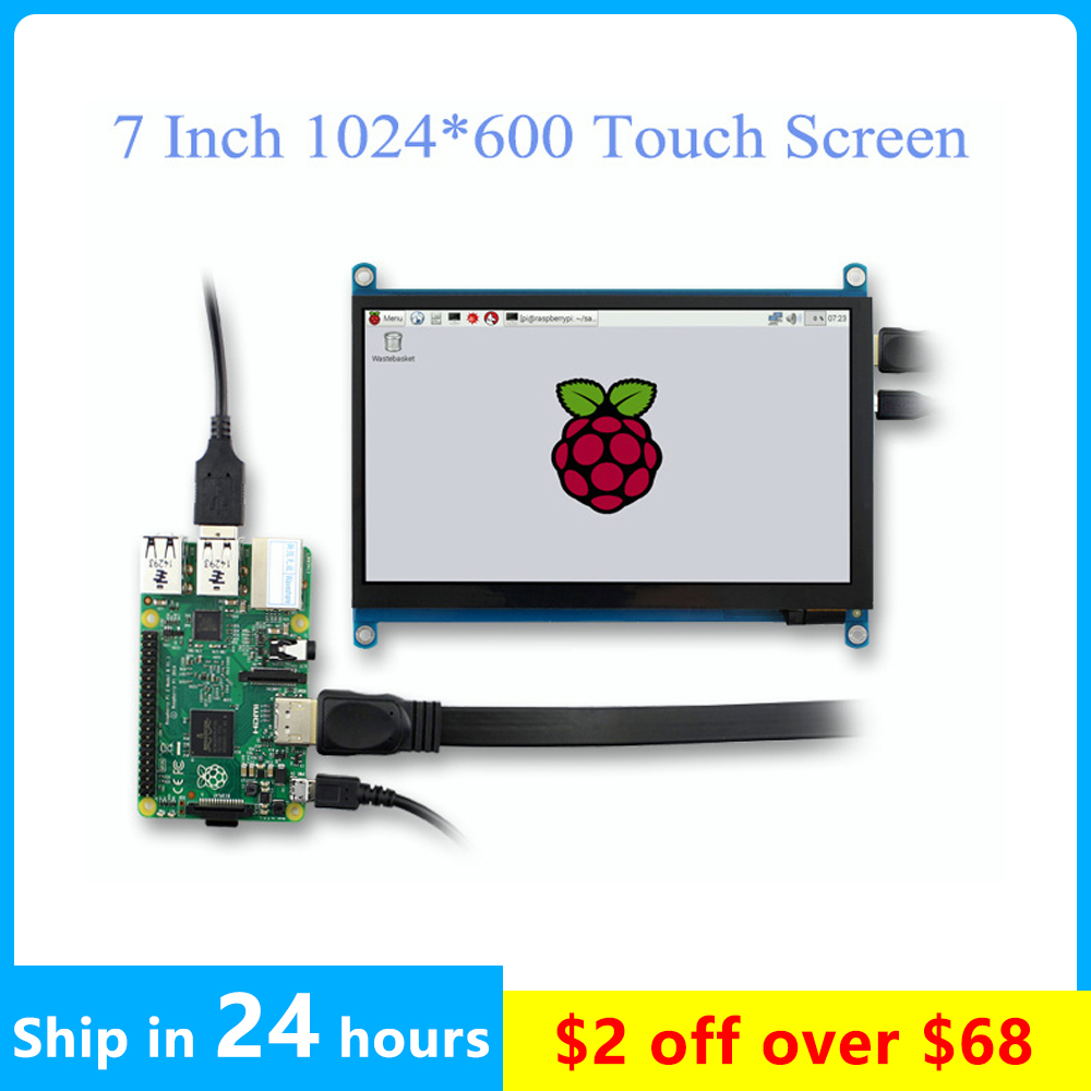 Retro Gaming Monitor - Portable 1024x600 HD Display 7 Inch