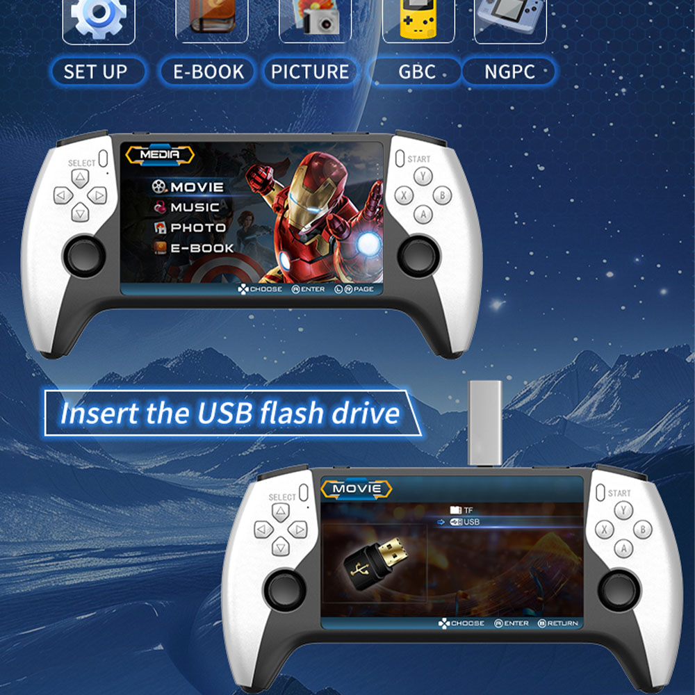 2026 New SF3500 5 Inch Handhel - Retro Gaming Gadgets ulasan dan harga