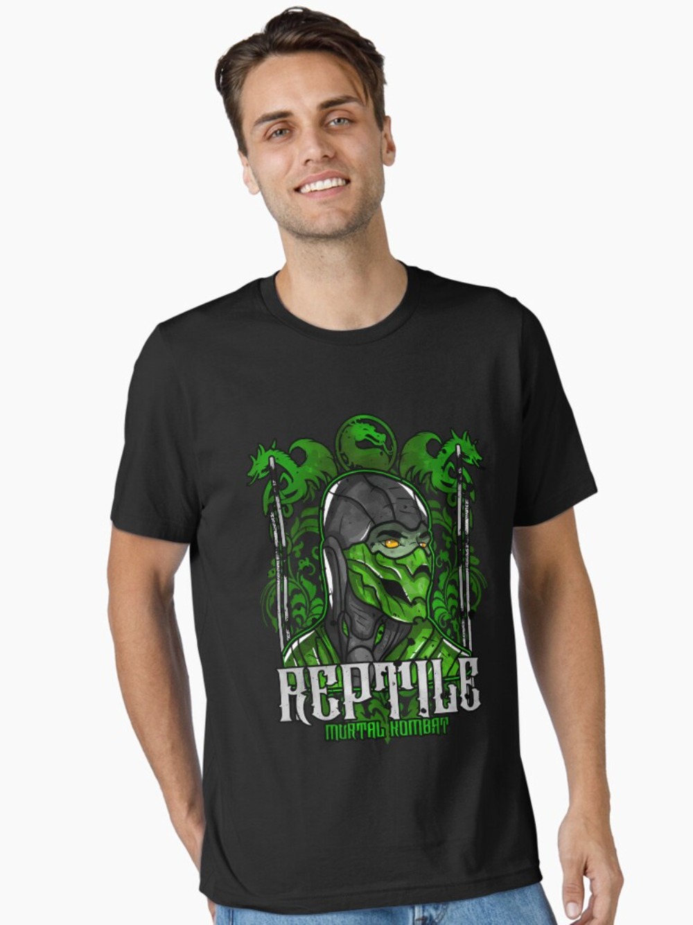 Mortal Kombat Reptile Portrait - Retro Gaming Style ulasan dan harga