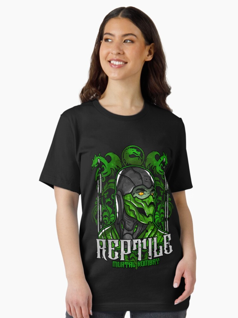 Mortal Kombat Reptile Portrait - Retro Gaming Style ulasan dan harga