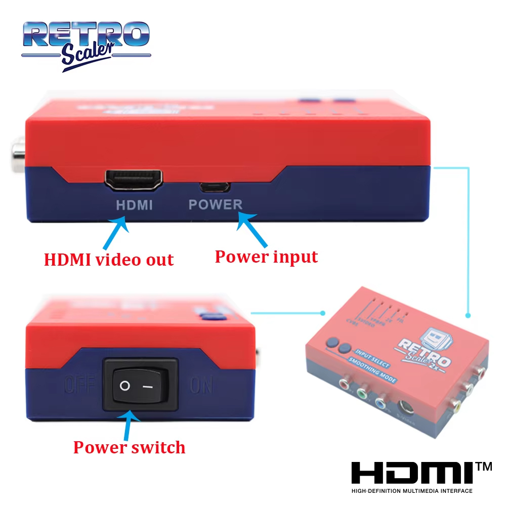 RetroScaler2x A/V to HDMI® Con - Retro Gaming Hard Drive ulasan dan harga
