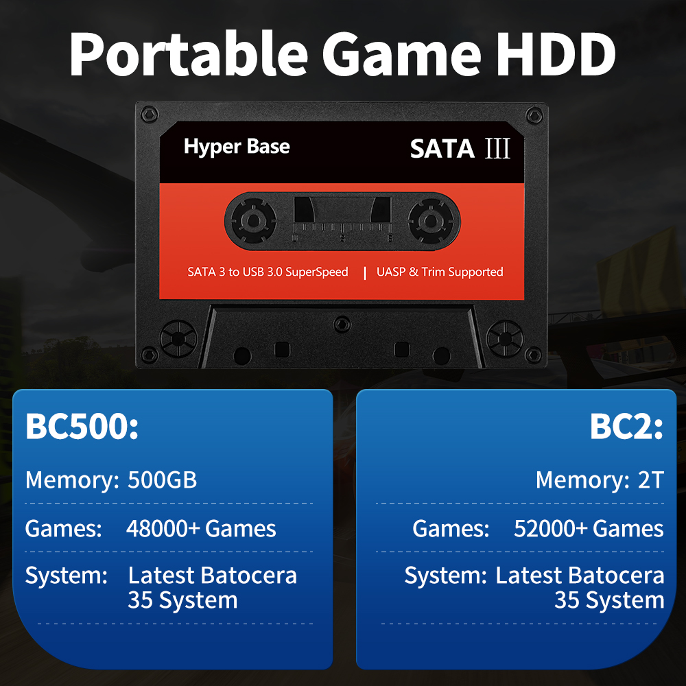 JMachen 500G/2TB Gaming Hard D - Retro Gaming Hard Drive ulasan dan harga