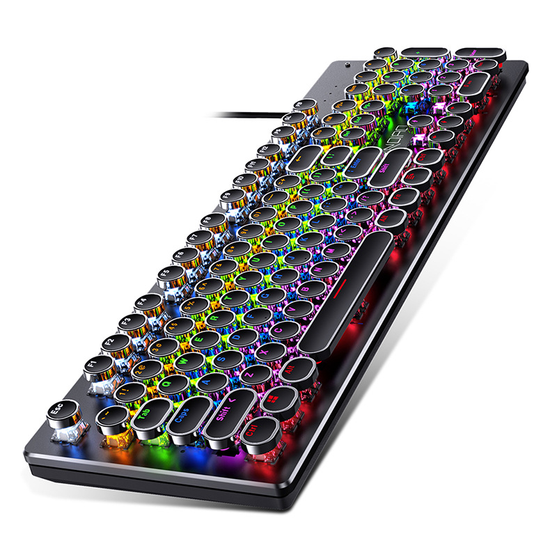 Retro Punk Mechanical Keyboard - Retro Gaming Kc ulasan dan harga