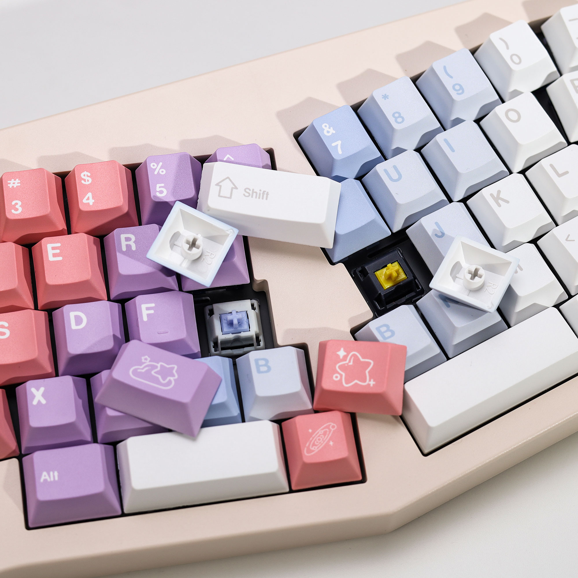 KBDiy Dreamscape Theme Keycaps - Retro Gaming Keycaps ulasan dan harga