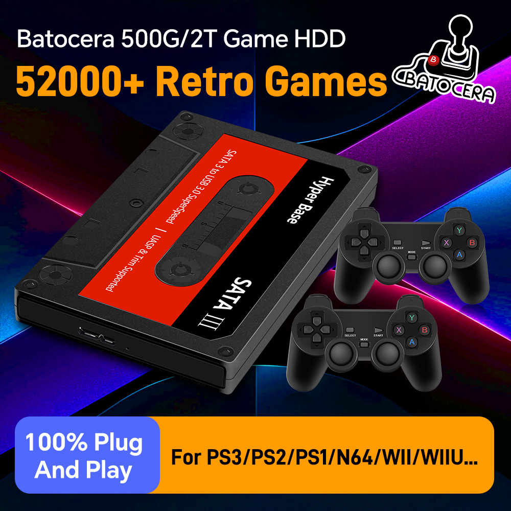 Batocera 500G Retro Game Hard  - Retro Gaming Hard Drive ulasan dan harga