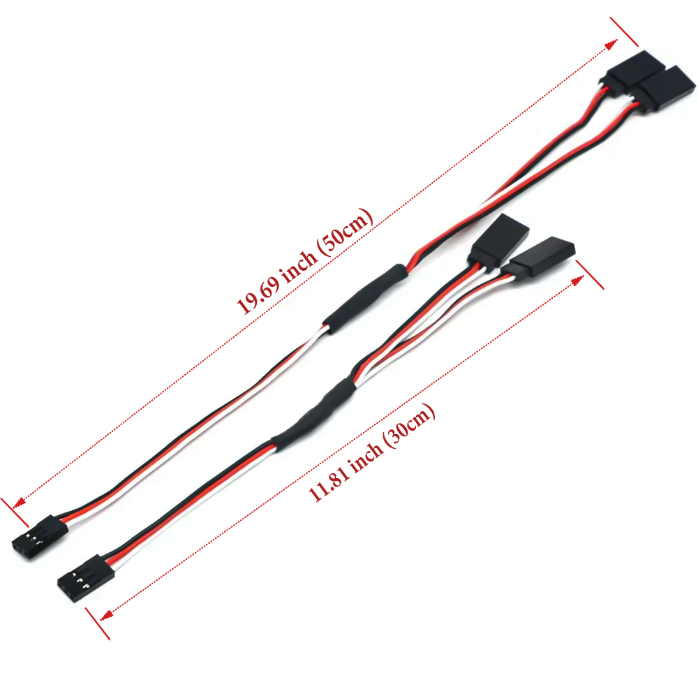 5/8/10pcs RC Servo Y Extension - Composite Rca Cable ulasan dan harga