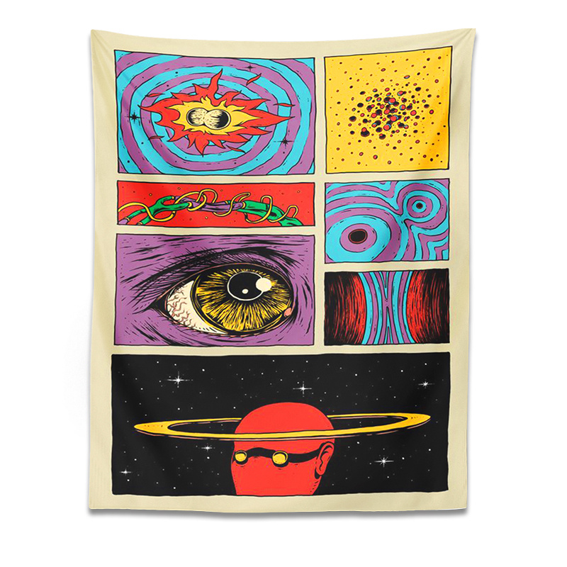 VIKAMA Psychedelic Collage Art - Retro Gaming Gadgets ulasan dan harga