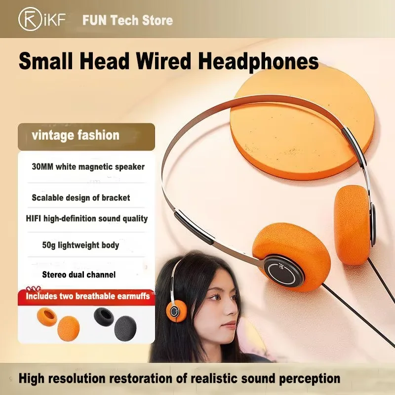 Retro Wired Headphones 30MM Sp - Retro Gaming Kc ulasan dan harga