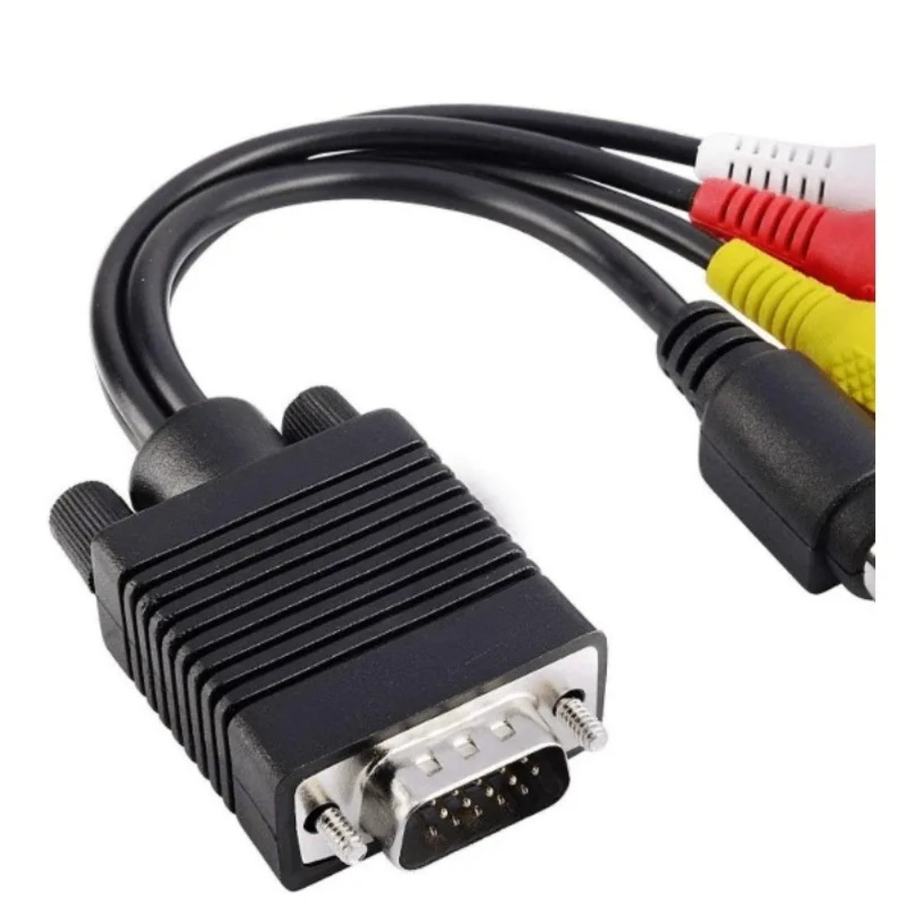 VGA to S-Video 3 RCA Composite - Composite Rca Cable ulasan dan harga