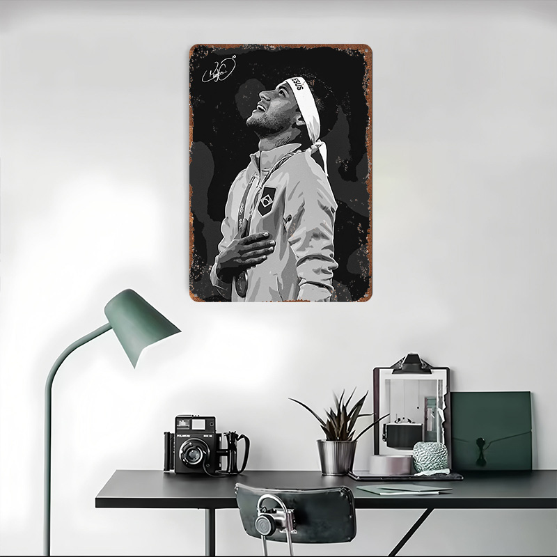 Neymar Jr. Portrait Poster Cus - Retro Gaming Gadgets ulasan dan harga