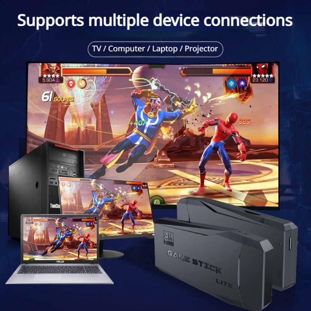 Portable 4K Retro Game Stick C - Retro Gaming Best Console ulasan dan harga