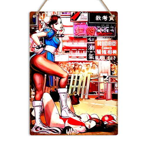 Chun Li Retro Gaming Metal Wal - Retro Gaming Style ulasan dan harga