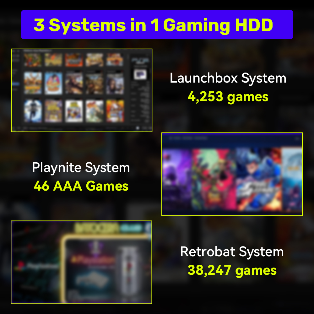 Mix500G Portable Game Hard Dri - Retro Gaming Hard Drive ulasan dan harga