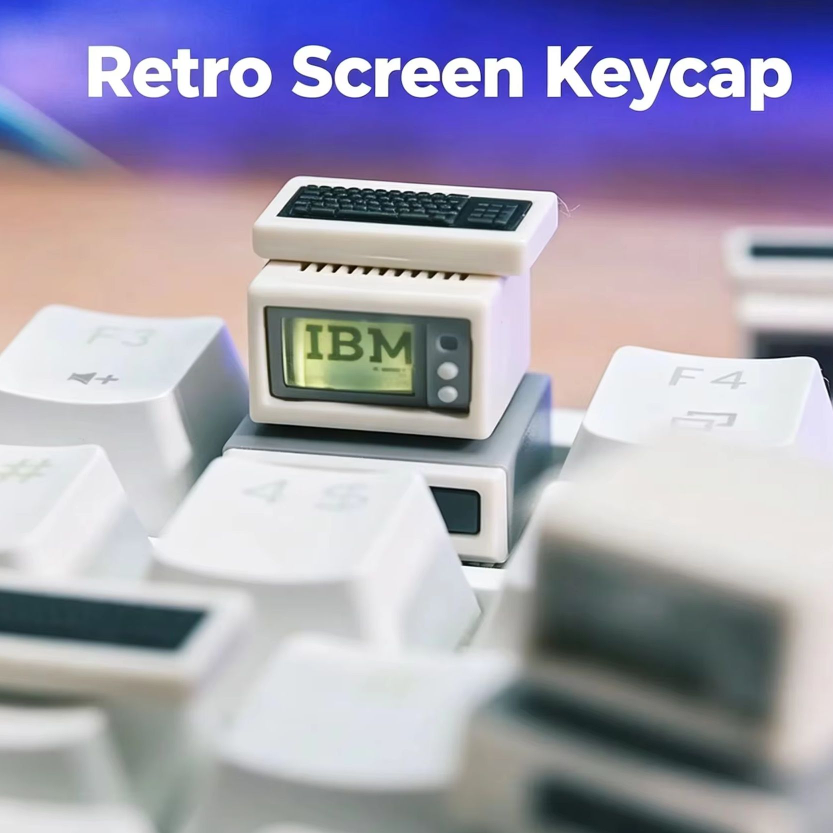 Backlit Retro Computer Keycap  - Retro Gaming Keycaps ulasan dan harga