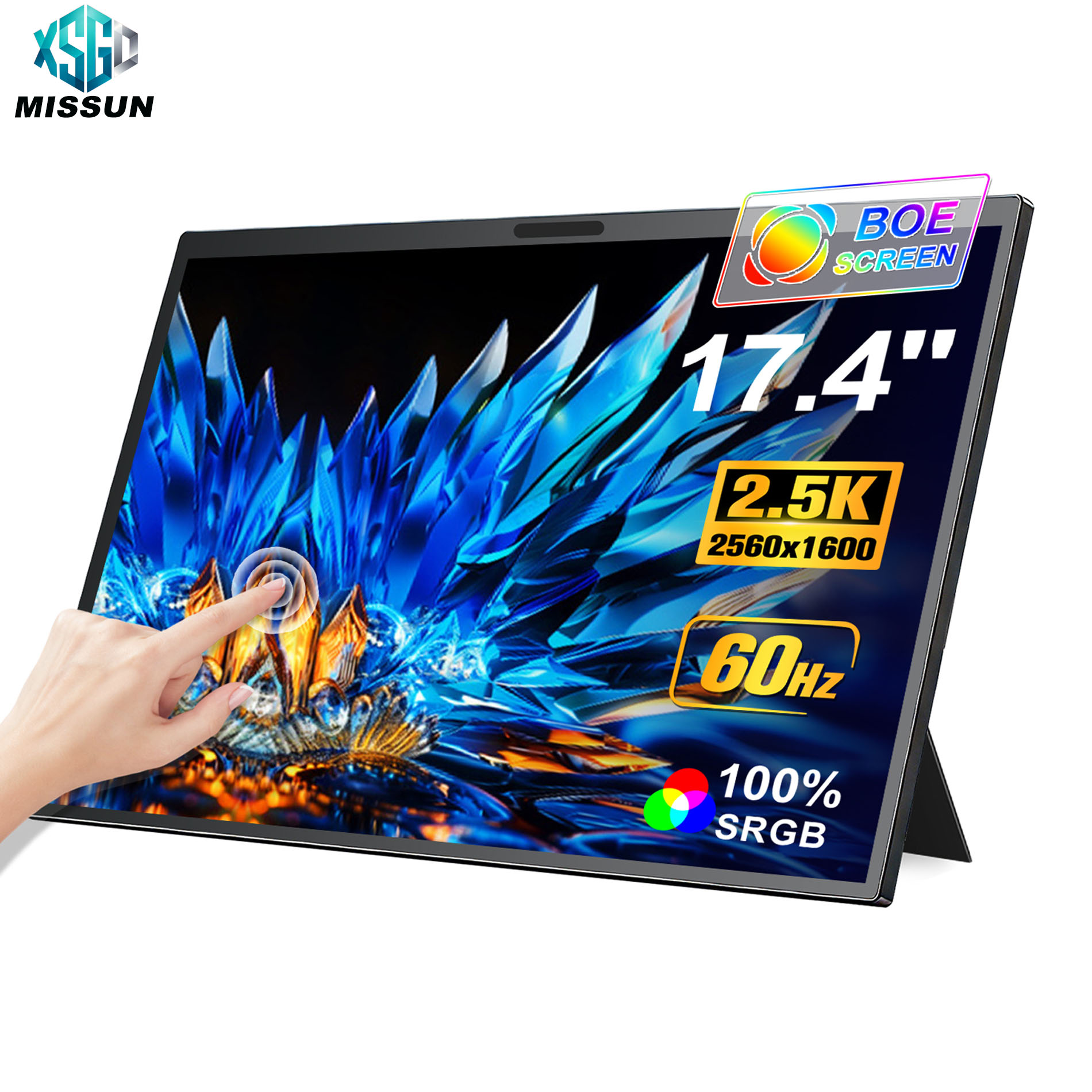 MISSUN Portable Monitor Touchs - Crt Monitor Stand ulasan dan harga