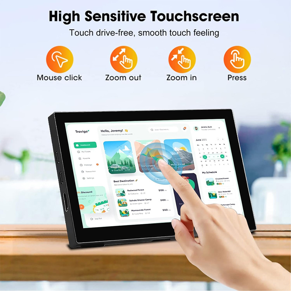 Touchscreen Small Monitor 7-In - Retro Gaming Monitor ulasan dan harga