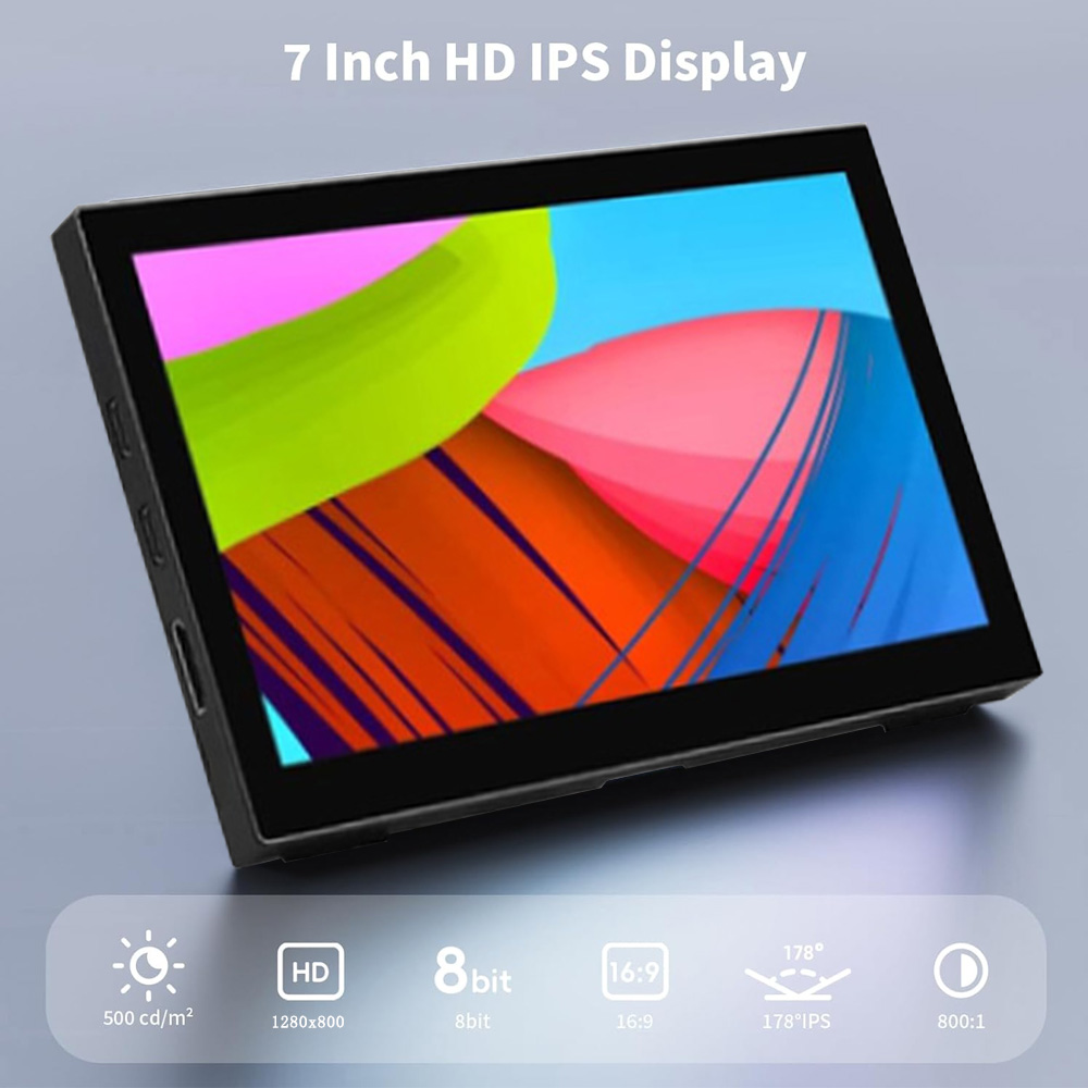 Touchscreen Small Monitor 7-In - Retro Gaming Monitor ulasan dan harga