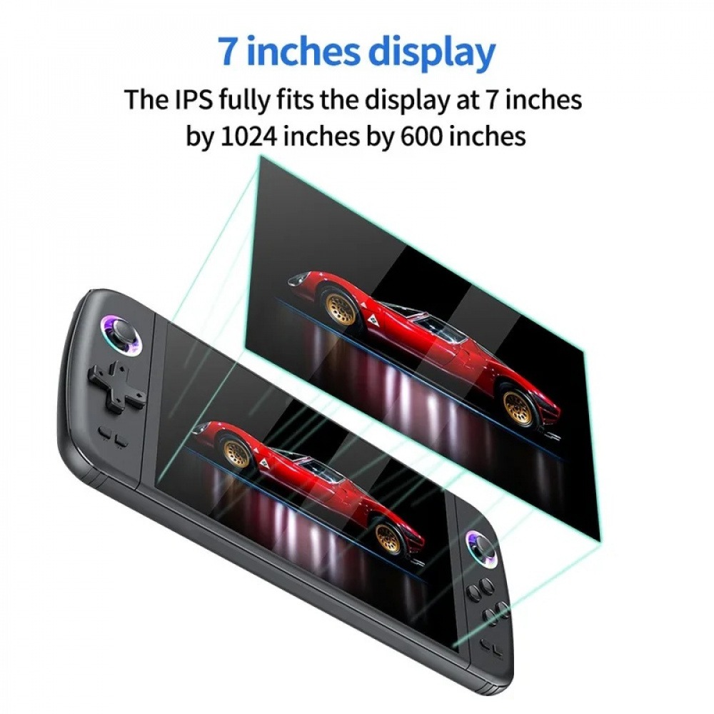 M27 7 Inch IPS Screen Handheld - Retro Gaming Style ulasan dan harga