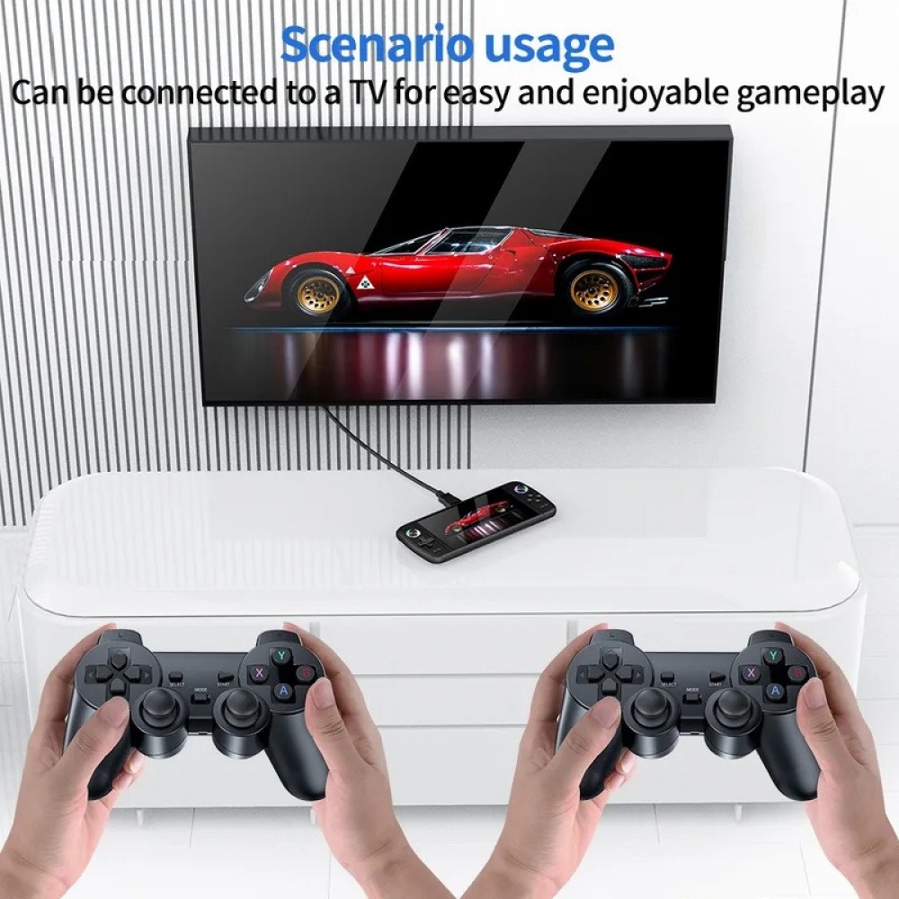 M27 7 Inch IPS Screen Handheld - Retro Gaming Style ulasan dan harga