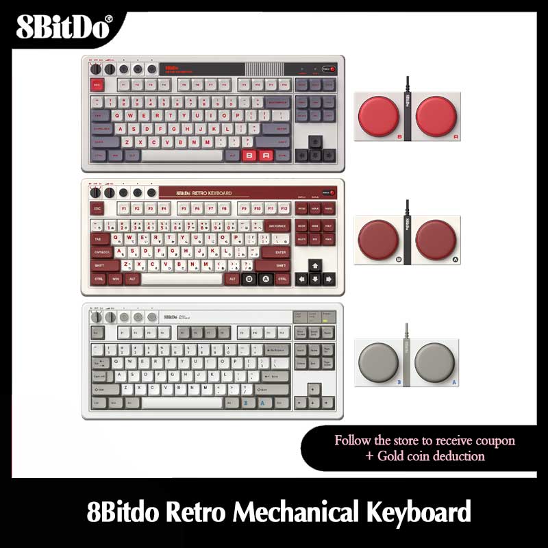 8Bitdo Retro Mechanical Keyboa - Retro Gaming Corps ulasan dan harga