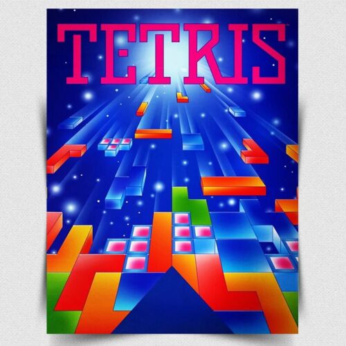 TETRIS METAL SIGN PLAQUE - Ret - Retro Gaming Room ulasan dan harga