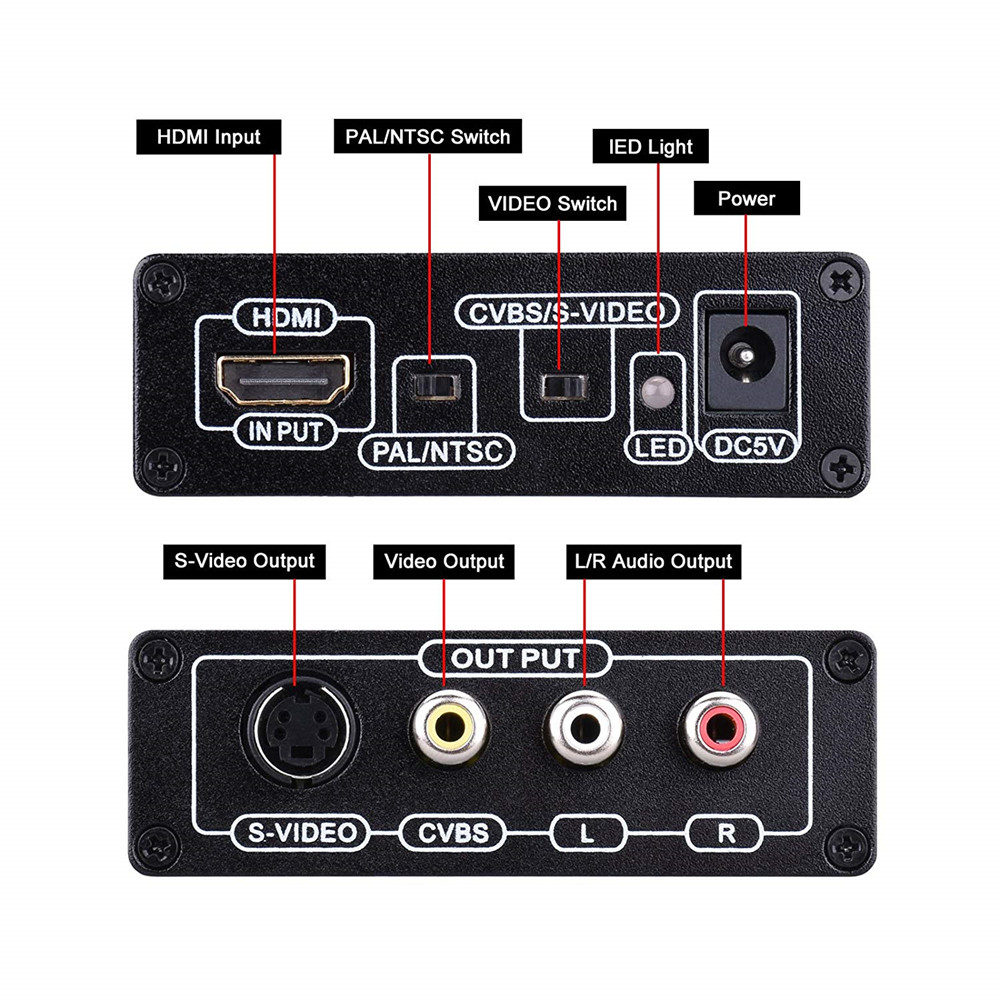 HDMI to Composite 3RCA AV S-Vi - Composite Rca Cable ulasan dan harga