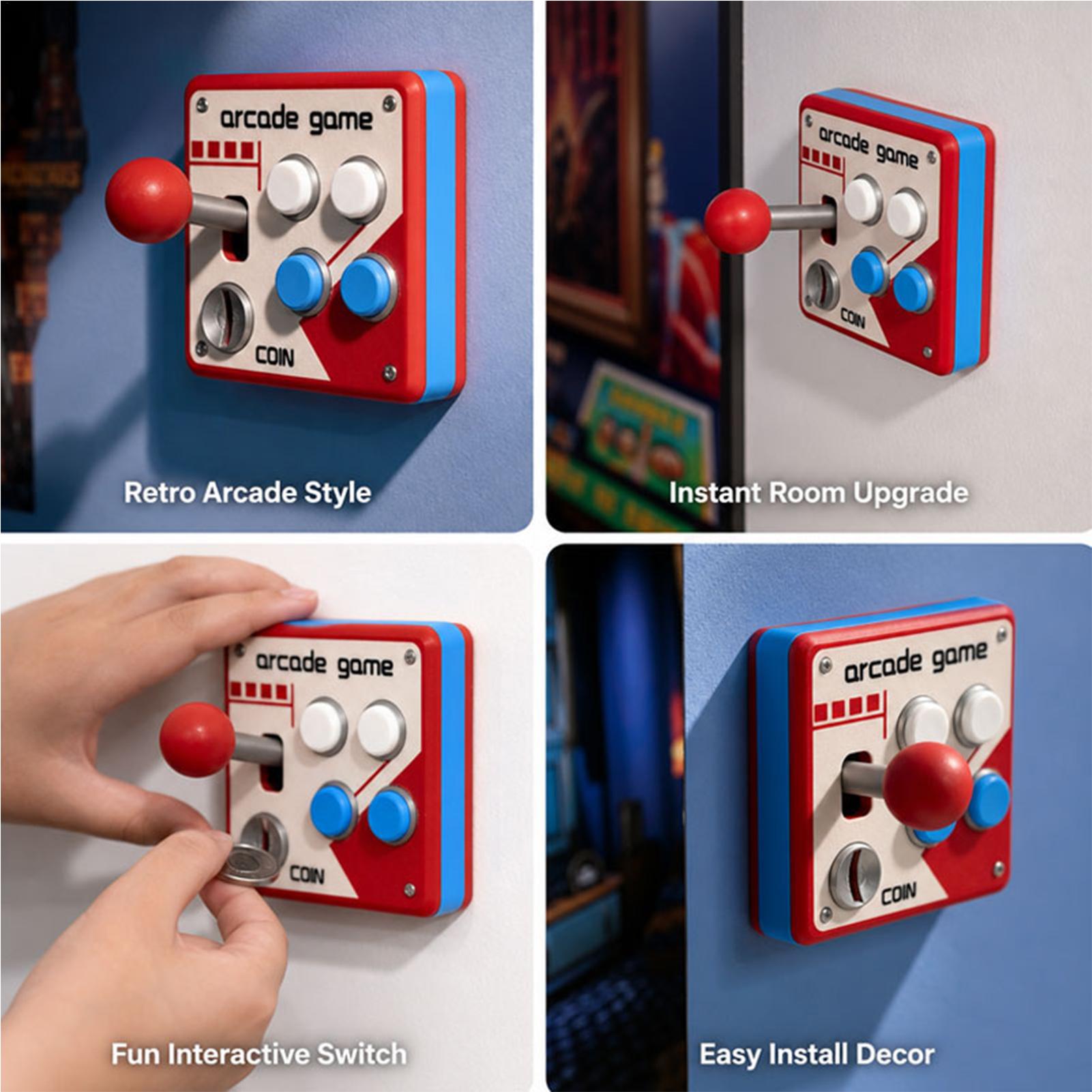 Creative Retro Arcade Game Lig - Retro Gaming Room ulasan dan harga