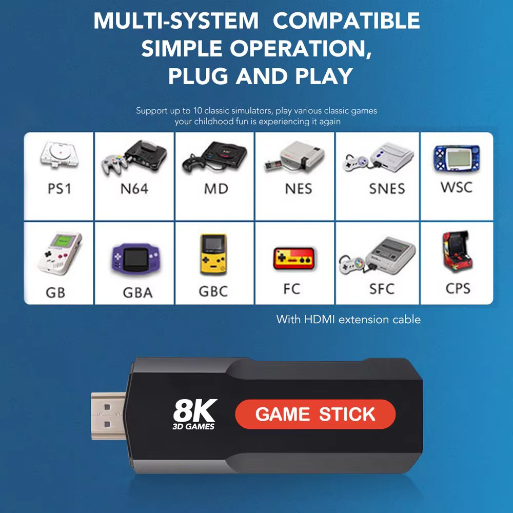 X2 Game Stick HD 4K 8K 3D Cons - Retro Gaming Best Console ulasan dan harga