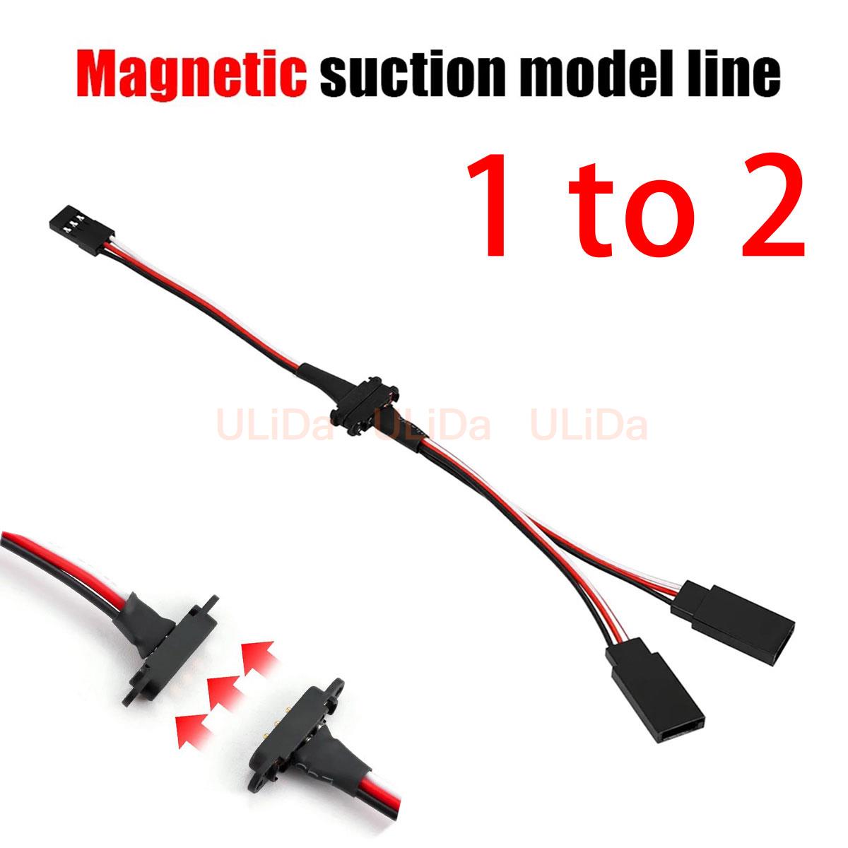 3-Pin Magnetic Snap-on 1 to 2  - Composite Rca Cable ulasan dan harga