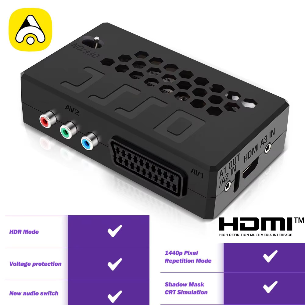 OSSC Upscaler HDMI™ Converter  - Retro Gaming Hard Drive ulasan dan harga