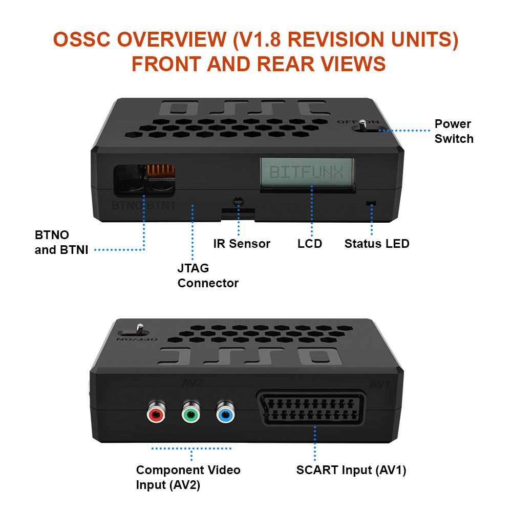 OSSC Upscaler HDMI™ Converter  - Retro Gaming Hard Drive ulasan dan harga