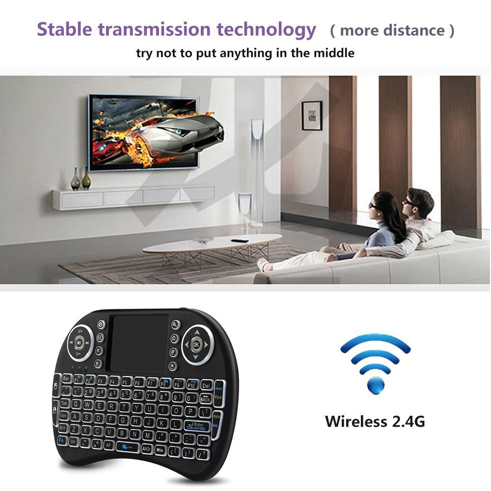 Backlit Mini Wireless Keyboard - Retro Gaming Corps ulasan dan harga
