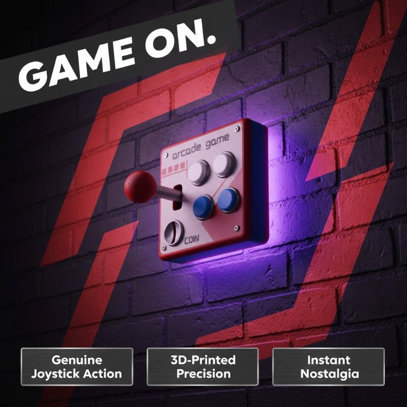 Retro Arcade Game Button Switc - Retro Gaming Style ulasan dan harga