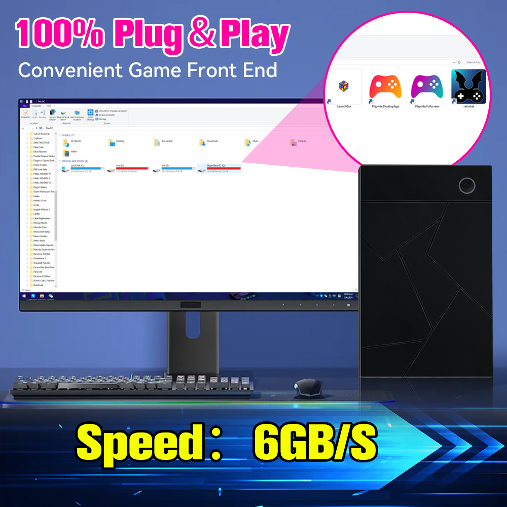 3TB Gaming HDD Retro Emulation - Retro Gaming Hard Drive ulasan dan harga