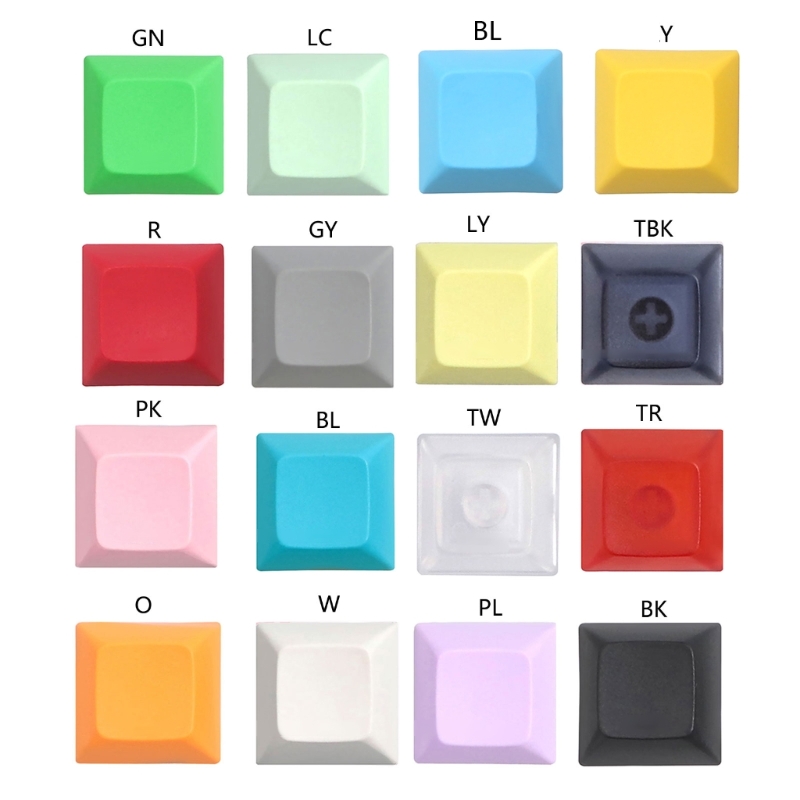 DSA 1U Keycap Set PBT Blank Ke - Retro Gaming Keycaps ulasan dan harga