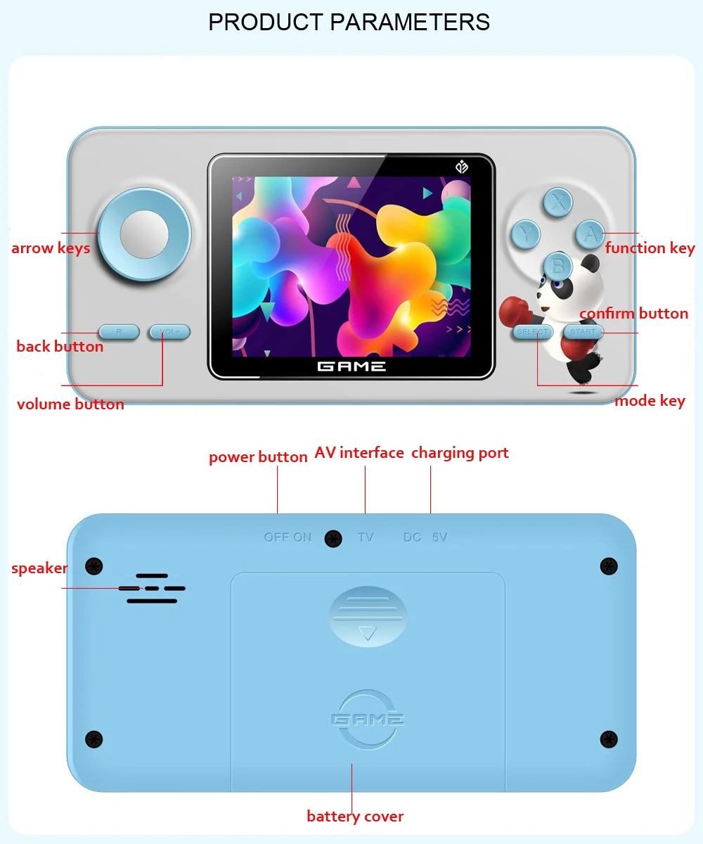 New S5 Mini Retro Video Gaming - Retro Gaming Gadgets ulasan dan harga