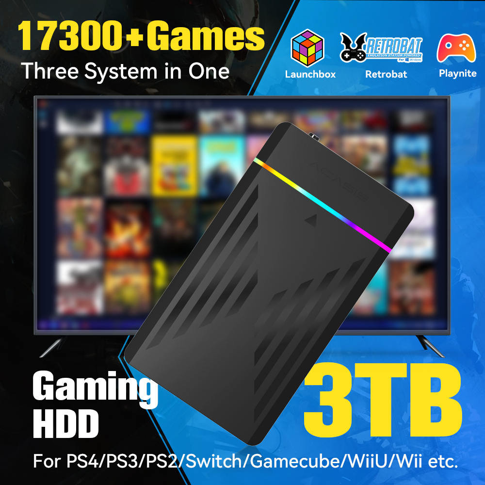 3TB Portable Gaming HDD Launch - Retro Gaming Gadgets ulasan dan harga
