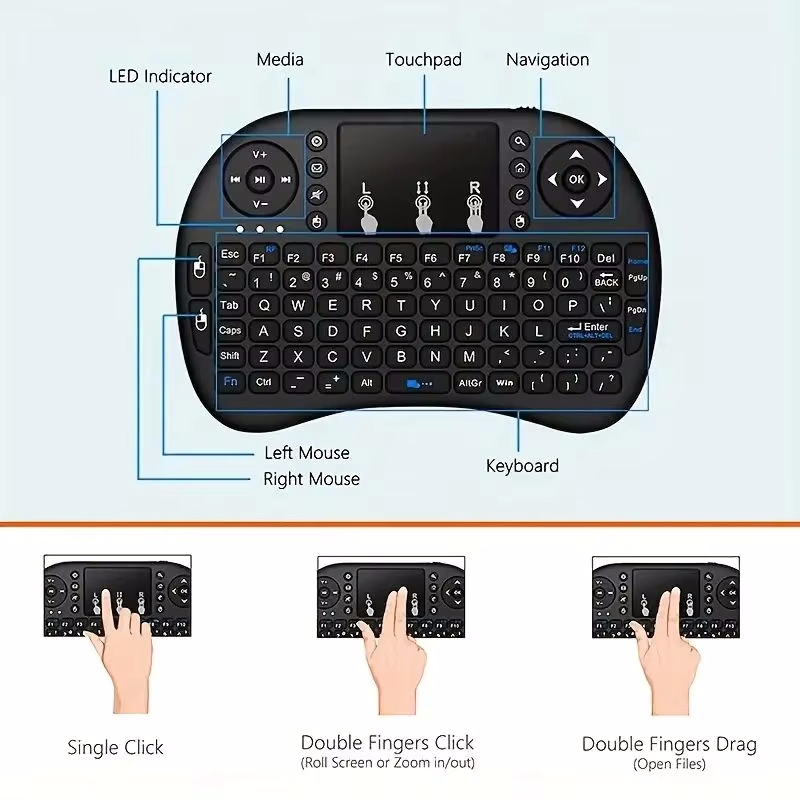 Wireless Keyboard Air Mouse Sp - Retro Gaming Corps ulasan dan harga