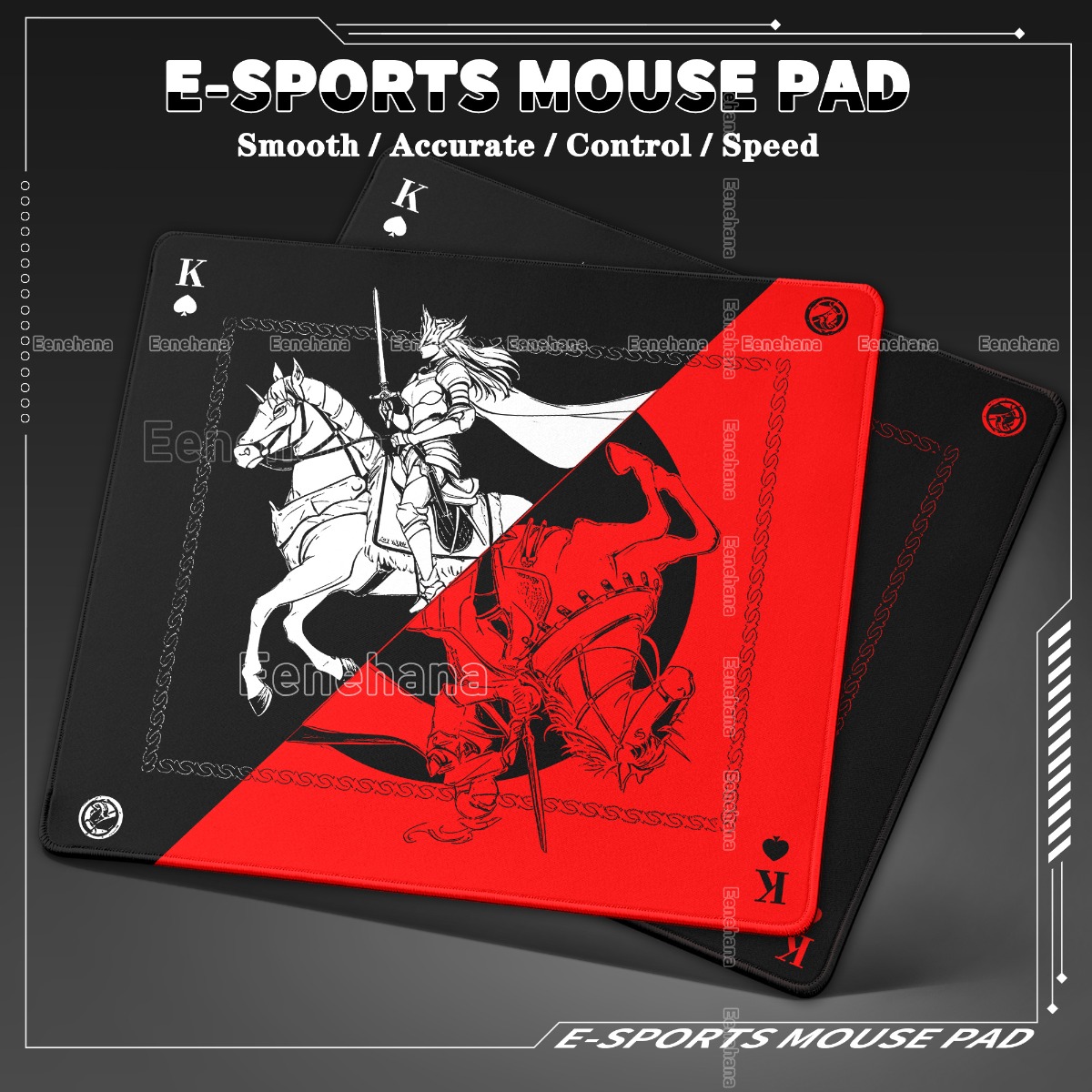 Black Red Poker Style Mat 40x4 - Retro Gaming Corps ulasan dan harga